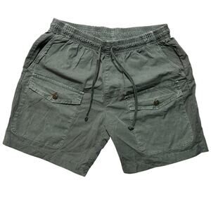 Save Khaki United California Cotton Easy Cargo Shorts Men’s L Green